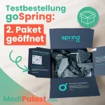 Paket geöffnet