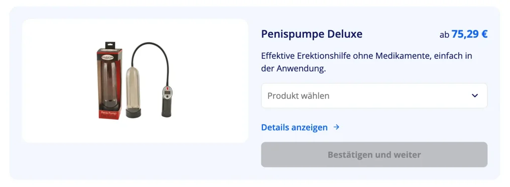zava med penispumpe am ende bestellvorgang anfrage potenzmittel